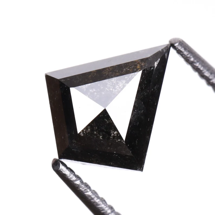 Salt And Pepper Kite Cut Natural Diamond
