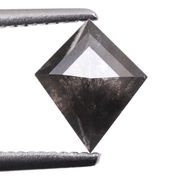 Salt And Pepper Kite Cut Natural Earth Mined Diamond