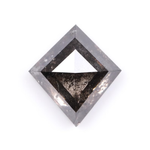 Salt And Pepper Kite Cut Natural Loose Diamond