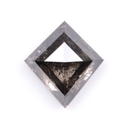 Salt And Pepper Kite Cut Natural Loose Diamond