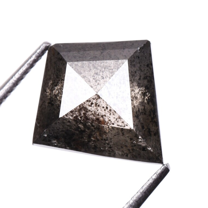 Salt And Pepper Kite cut Natural Loose Diamond