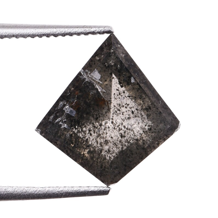Salt And Pepper Kite cut Natural Loose Diamond
