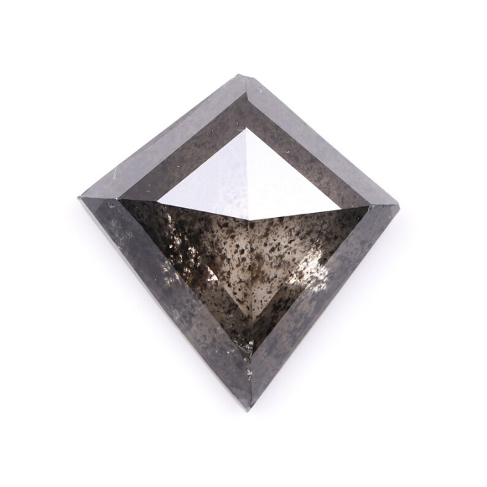 Salt And Pepper Kite cut Natural Loose Diamond