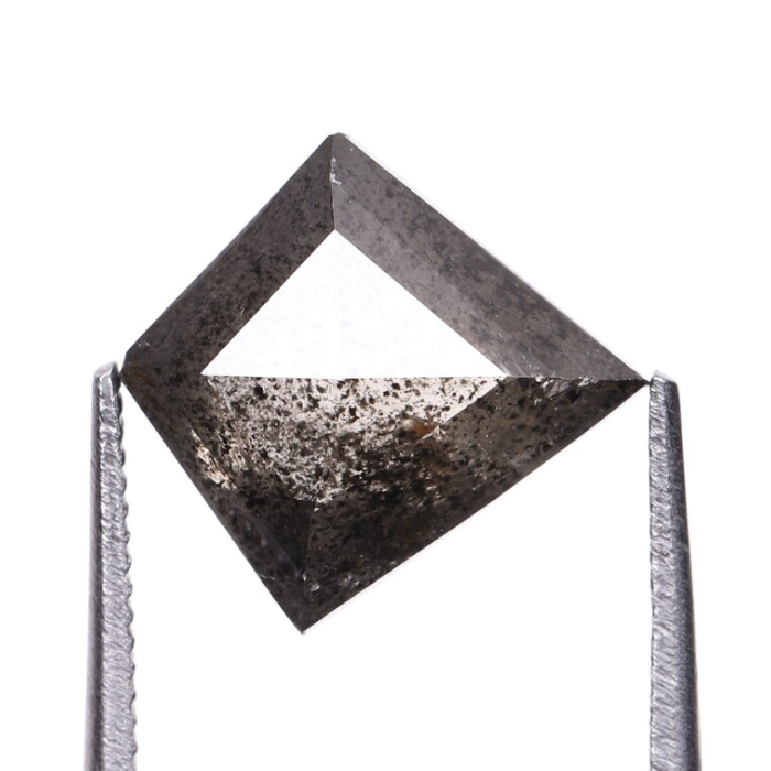 Salt And Pepper Kite cut Natural Loose Diamond