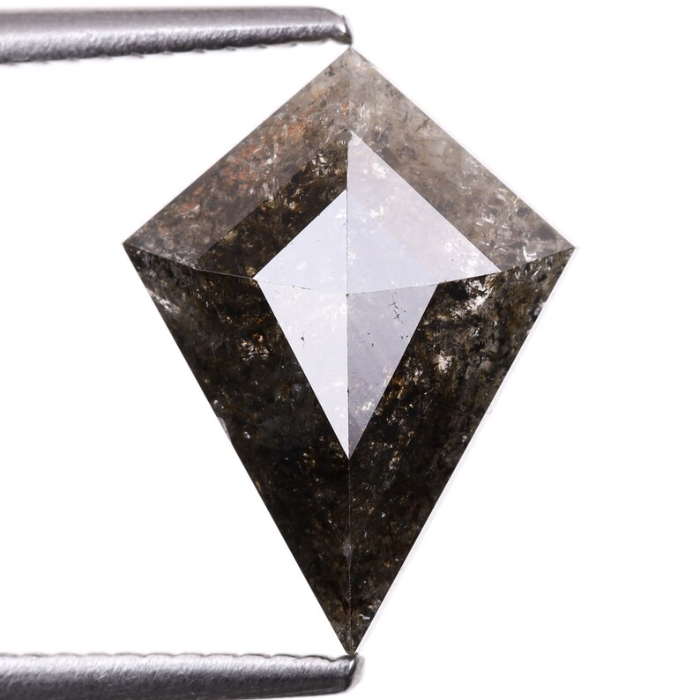 Salt And Pepper Kite cut Natural Loose Earth Mined Diamond