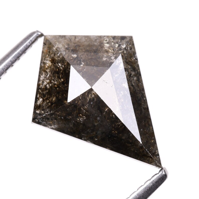 Salt And Pepper Kite cut Natural Loose Earth Mined Diamond