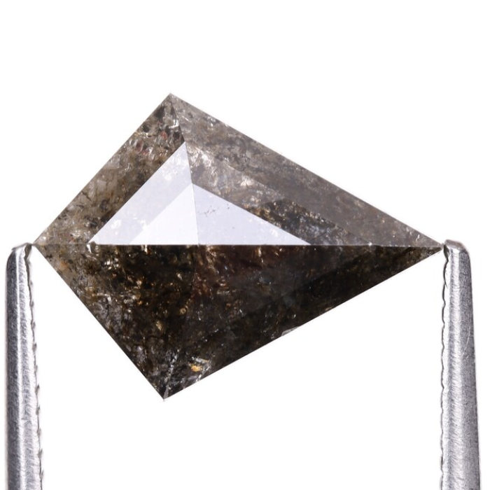 Salt And Pepper Kite cut Natural Loose Earth Mined Diamond