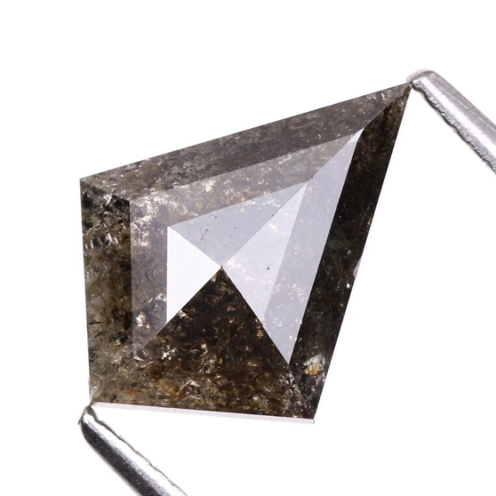Salt And Pepper Kite cut Natural Loose Earth Mined Diamond