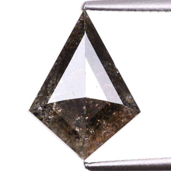 Salt And Pepper Kite cut Natural Loose Earth Mined Diamond