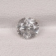 Salt and Pepper Round Brilliant Cut Loose Diamond