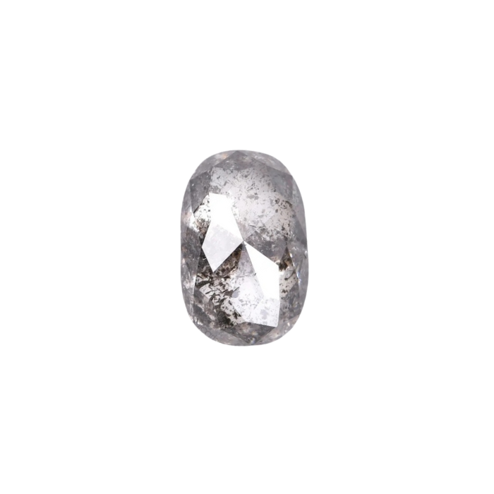 Salt And Pepper Oval Cut Diamond