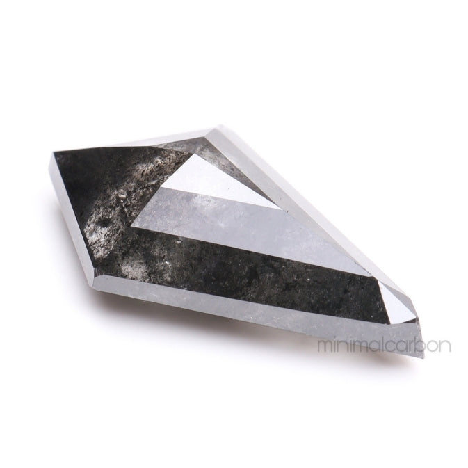 2.40 CT, 12.8 X 8.1 MM | Salt And Pepper Kite Cut Diamond