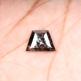 0.77 CT, 7.4 X 5.8 MM | Salt And Pepper Tapered Baguette Cut Diamond