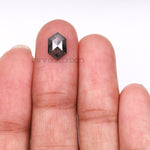 Load image into Gallery viewer, 1.84 CT, 9.4 X 6.2 MM | Salt And Pepper Hexagon Cut Diamond
