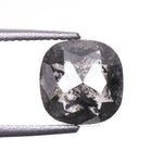 Load image into Gallery viewer, 0.81 CT, 6.0 X 6.0 MM | Salt And Pepper Cushion Cut Diamond
