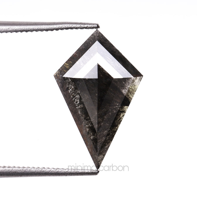 1.25 CT, 13.9 X 8.9 MM | Salt And Pepper Kite Cut Diamond