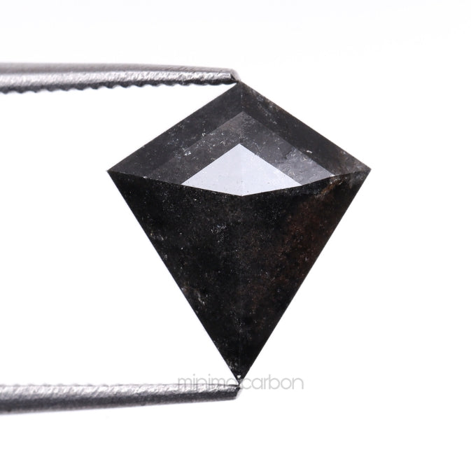 1.72 CT, 10.0 X 8.8 MM | Salt And Pepper Kite Cut Diamond