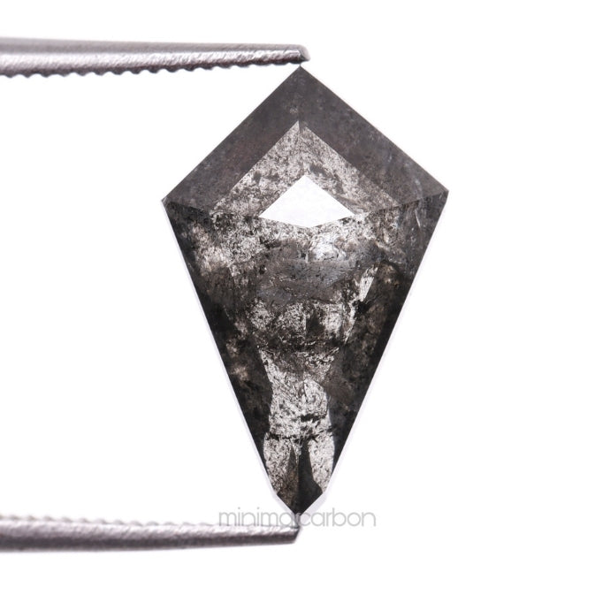 2.40 CT, 12.8 X 8.1 MM | Salt And Pepper Kite Cut Diamond