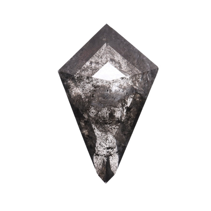 2.40 CT, 12.8 X 8.1 MM | Salt And Pepper Kite Cut Diamond