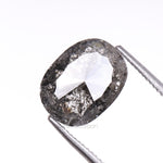 Load image into Gallery viewer, 1.58 CT, 8.5 X 6.5 MM | Salt And Pepper Oval Cut Diamond
