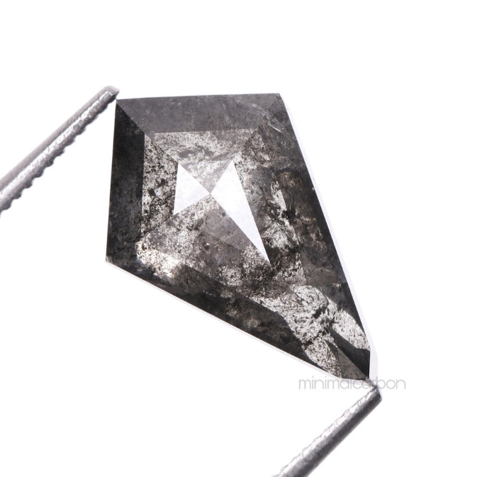 2.40 CT, 12.8 X 8.1 MM | Salt And Pepper Kite Cut Diamond