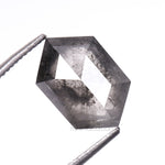 Load image into Gallery viewer, 1.84 CT, 9.4 X 6.2 MM | Salt And Pepper Hexagon Cut Diamond
