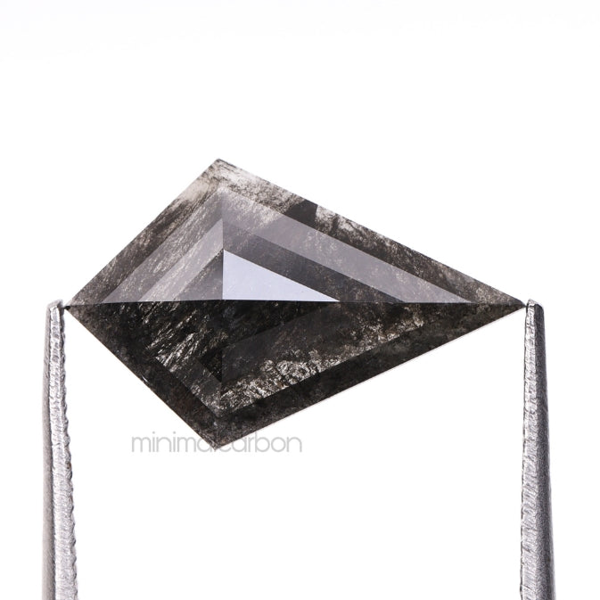 1.25 CT, 13.9 X 8.9 MM | Salt And Pepper Kite Cut Diamond