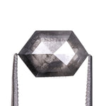 Load image into Gallery viewer, 1.84 CT, 9.4 X 6.2 MM | Salt And Pepper Hexagon Cut Diamond
