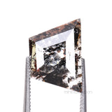 0.77 CT, 7.4 X 5.8 MM | Salt And Pepper Tapered Baguette Cut Diamond
