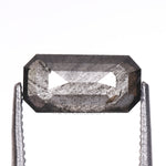 Load image into Gallery viewer, 0.89 CT, 8.0 X 4.0 MM | Salt And Pepper Emerald Cut Diamond
