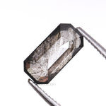 Load image into Gallery viewer, 0.89 CT, 8.0 X 4.0 MM | Salt And Pepper Emerald Cut Diamond
