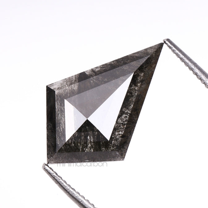 1.25 CT, 13.9 X 8.9 MM | Salt And Pepper Kite Cut Diamond