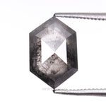 Load image into Gallery viewer, 1.84 CT, 9.4 X 6.2 MM | Salt And Pepper Hexagon Cut Diamond
