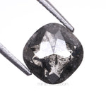 Load image into Gallery viewer, 0.81 CT, 6.0 X 6.0 MM | Salt And Pepper Cushion Cut Diamond
