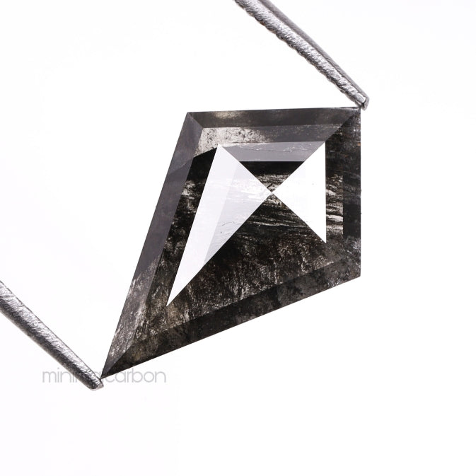 1.27 CT, 14.0 X 8.9 MM | Salt And Pepper Kite Cut Diamond