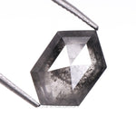 Load image into Gallery viewer, 1.84 CT, 9.4 X 6.2 MM | Salt And Pepper Hexagon Cut Diamond
