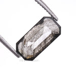 Load image into Gallery viewer, 0.89 CT, 8.0 X 4.0 MM | Salt And Pepper Emerald Cut Diamond
