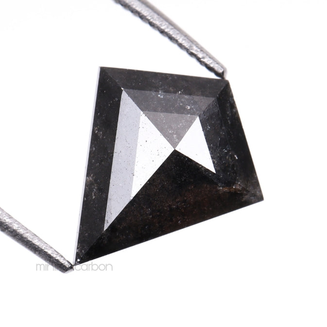 1.72 CT, 10.0 X 8.8 MM | Salt And Pepper Kite Cut Diamond