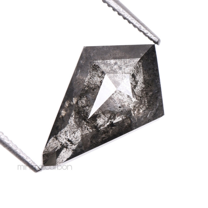 2.40 CT, 12.8 X 8.1 MM | Salt And Pepper Kite Cut Diamond