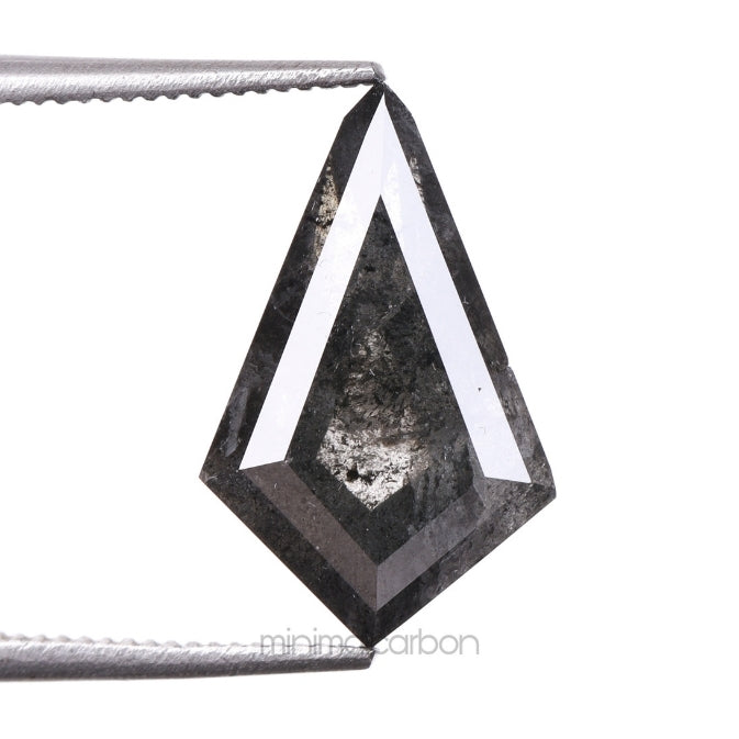 2.40 CT, 12.8 X 8.1 MM | Salt And Pepper Kite Cut Diamond