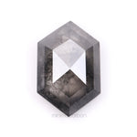 Load image into Gallery viewer, 1.84 CT, 9.4 X 6.2 MM | Salt And Pepper Hexagon Cut Diamond
