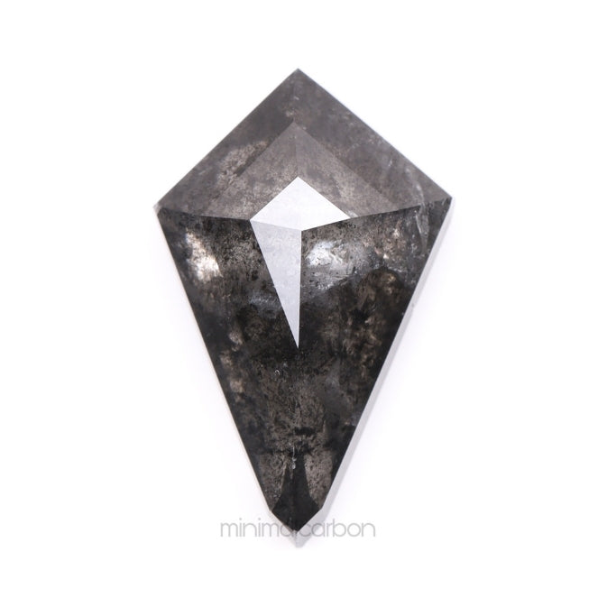 2.40 CT, 12.8 X 8.1 MM | Salt And Pepper Kite Cut Diamond