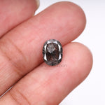 Load image into Gallery viewer, 1.58 CT, 8.5 X 6.5 MM | Salt And Pepper Oval Cut Diamond
