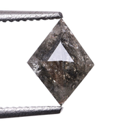 Salt and Pepper Kite Cut Natural Diamond