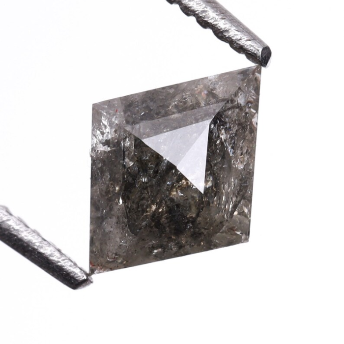 Salt and Pepper Kite Cut Natural Diamond