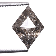 Salt and Pepper Kite cut Loose Earth Mined Diamond