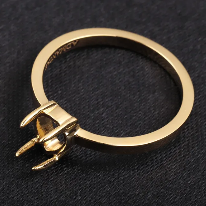 semi mount pear shape diamond ring