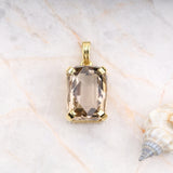 Smoky Quartz Pendant - Minimal Carbon