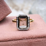 Smoky Quartz Ring - Minimal Carbon