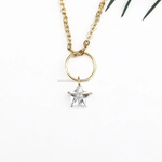 Start Cut Lab Grown Diamond Solitaire Pendant